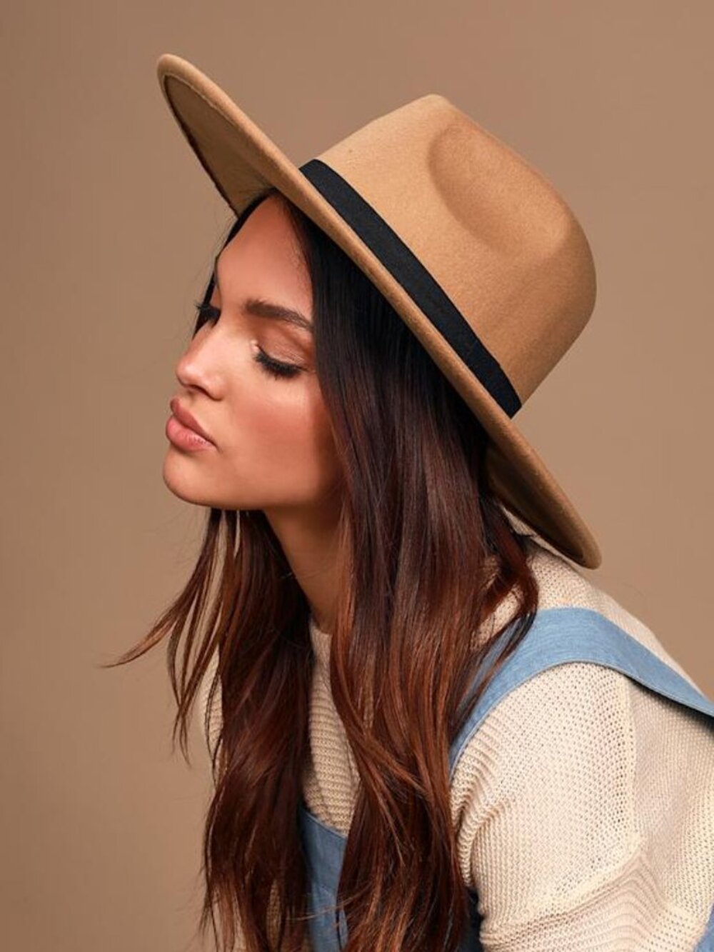 Lulus Got A Feeling Tan Fedora Hat Beige